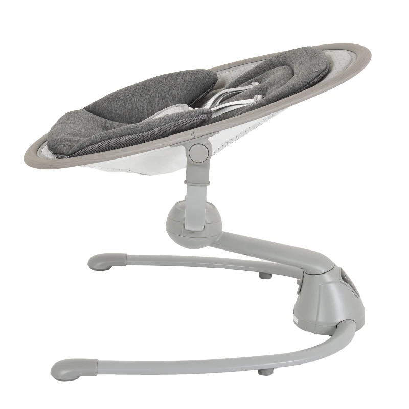 Електрическа люлка Cloud Premium, светлосив